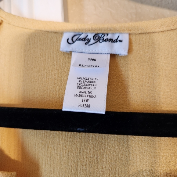 Judy Bond 18w plus size womens long sleeve blouse - Picture 5 of 5